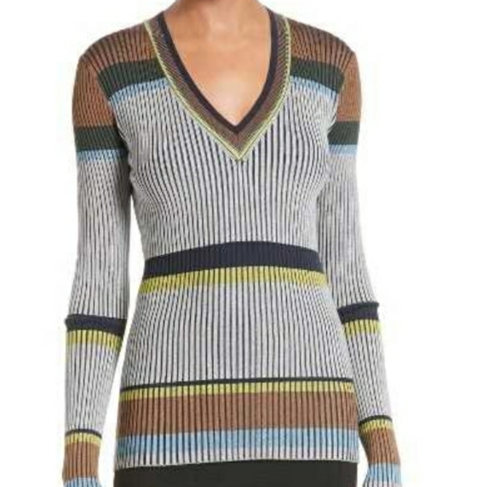 Diane Von Furstenberg Alexander navy multi Blouse